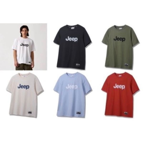 JEEP 안양- 엔터 시그니처 빅로고 면 반팔티7_JP20917SG_이미지