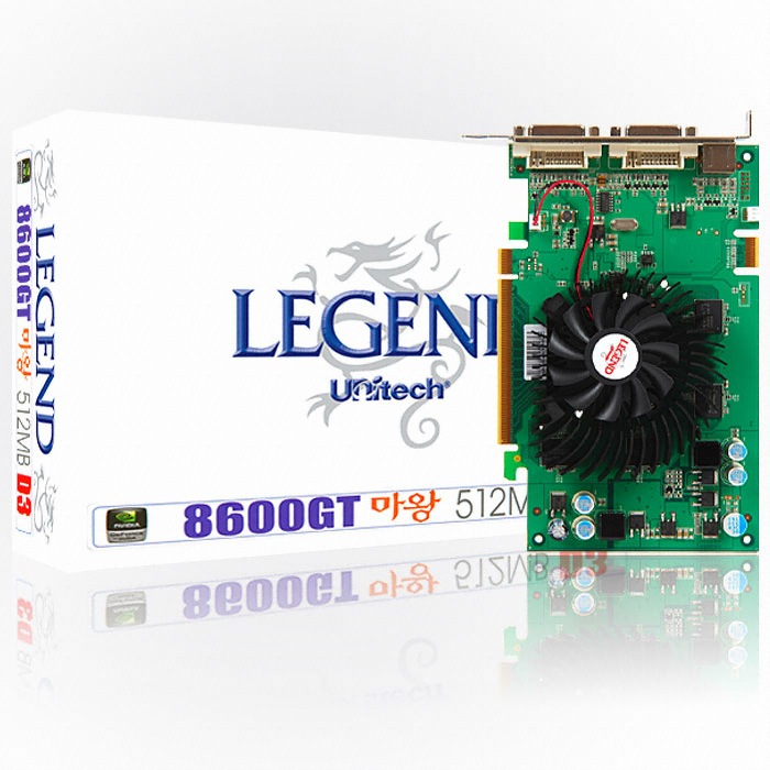 유니텍전자 LEGEND 지포스 8600GT LEGEND 마왕 D3 512MB_이미지