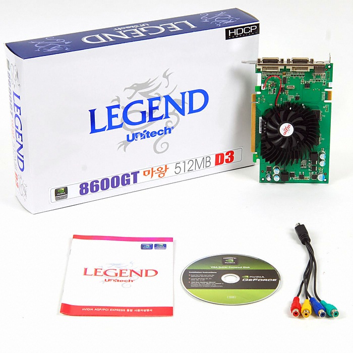 ���������� LEGEND ������ 8600GT LEGEND ���� D3 512MB