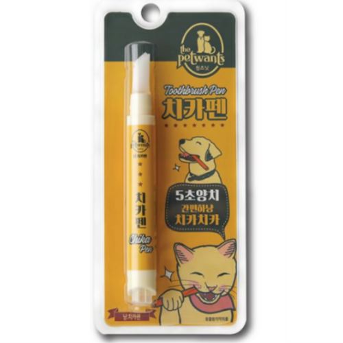 [불명] 펫원츠 5초양치 냥치카펜 고양이용 4g이미지입니다. 누르면 해당 게시물로 새창이동합니다.