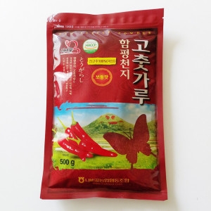  나비골농협 국내산 고춧가루 500g 보통맛 함평천지고추가루