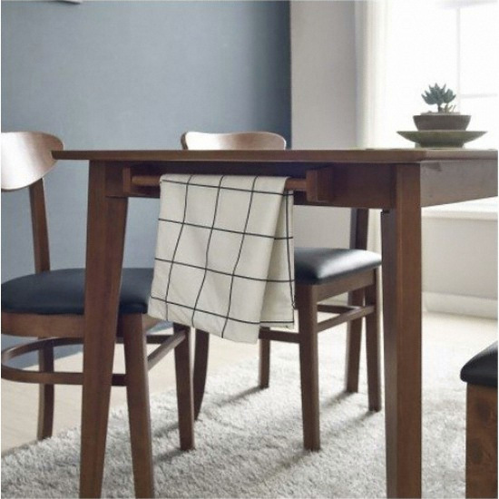 보니애가구 프리모 러버우드 원목 식탁 1200 (의자2개+벤치1개)_이미지