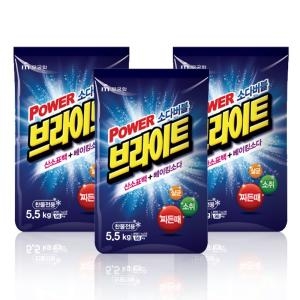 KBH한국생활건강 무궁화 브라이트 세탁세제 5.5Kg 3개/가루세제 3개