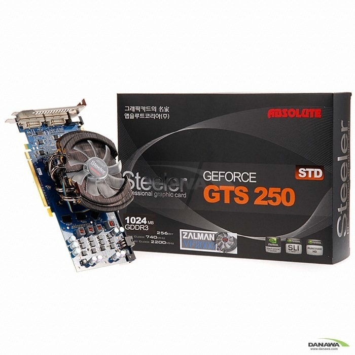 앱코 지포스 GTS250 Steeler 1GB VF2000 PWM_이미지