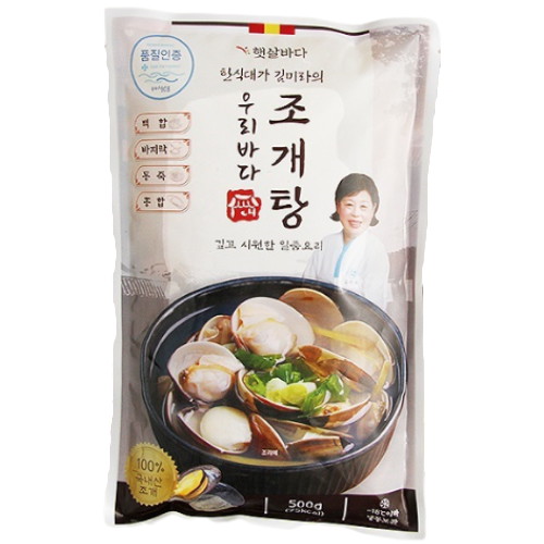 햇살바다 김미라의 우리바다 조개탕 500g (11개)_이미지