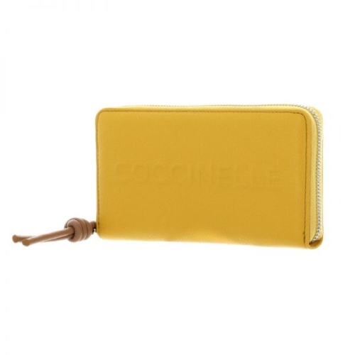 코치 넬레 Coccinelle 메탈릭 소프트 월렛 그레인 가죽 솔레아도 / 스킨 지갑 428369