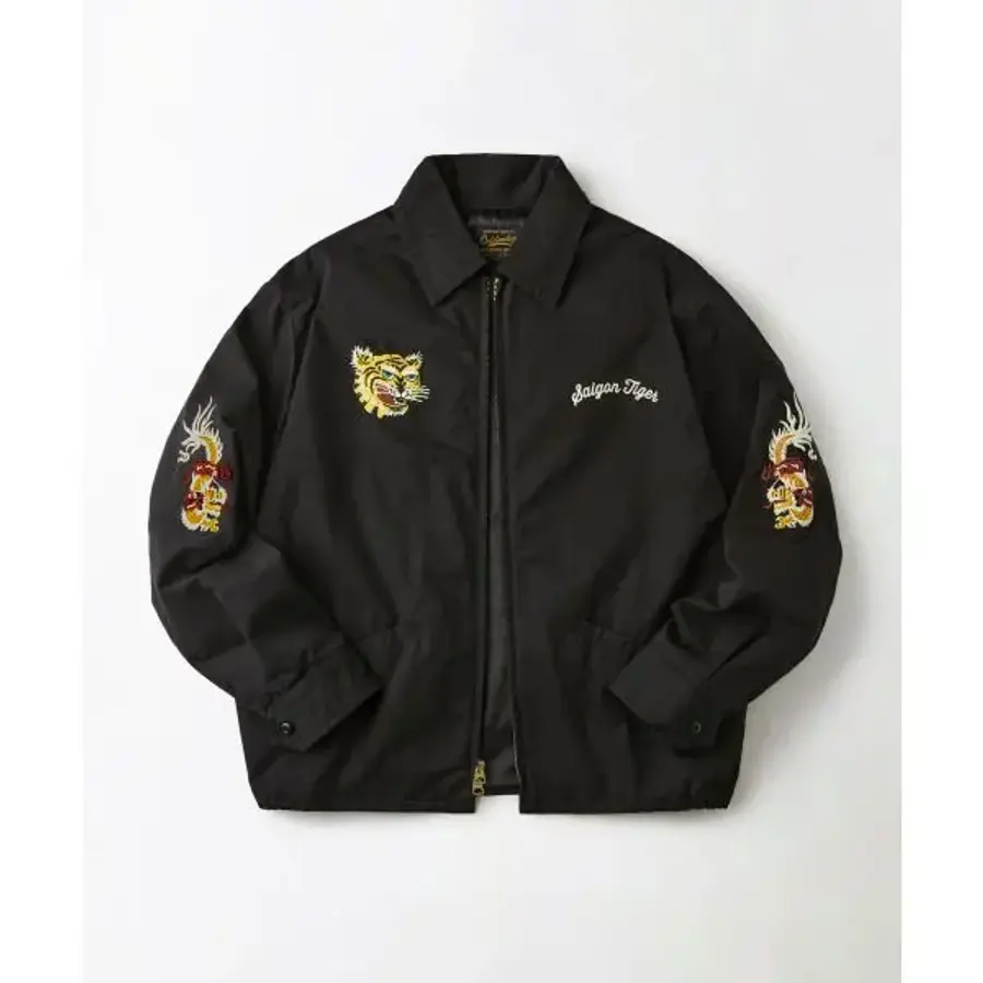아웃스탠딩 SOUVENIR DRIZZLER JACKET BLACK 439809