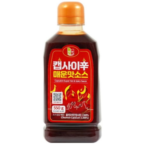 첫맛 캡사이신 매운맛소스 550g이미지입니다. 누르면 해당 게시물로 새창이동합니다.