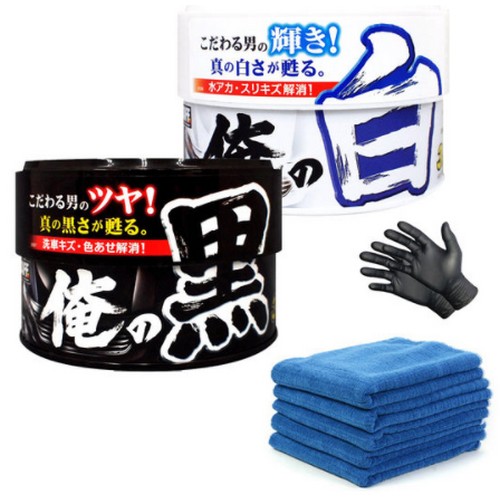 프로스태프  흑광 왁스 S137 180g + 타월 + 장갑