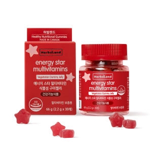 허벌랜드 에너지스타 멀티비타민 식물성 구미젤리 30구미 (2개)_이미지