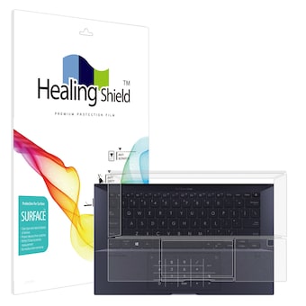 폰트리 힐링쉴드 <b>ASUS</b> ExpertBook <b>B9</b> B9400CEA 무광 외부보호필름 팜레스트/터치패드 2매