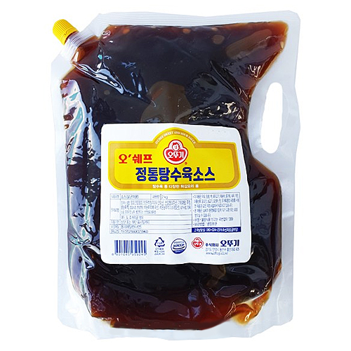 오쉐프 정통 탕수육소스 2kg (1개)_이미지