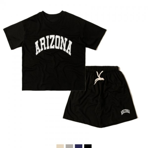 파파브로 남성 반팔 반바지 세트 DMS-SETH-Q3905109-공군 34156879_이미지