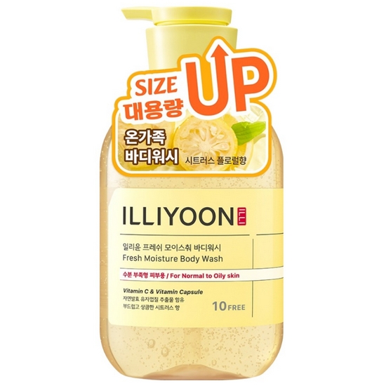 일리윤 일리윤 프레쉬 모이스춰 바디워시 시트러스향 650ml (6개)_이미지