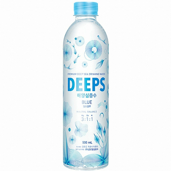 글로벌심층수 딥스 해양심층수 블루 500ml (80개)
