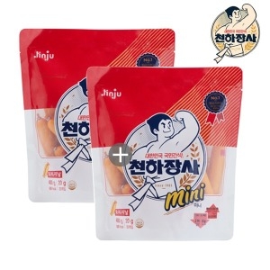 진주햄 천하장사 오리지날 미니 400g (2개)_이미지