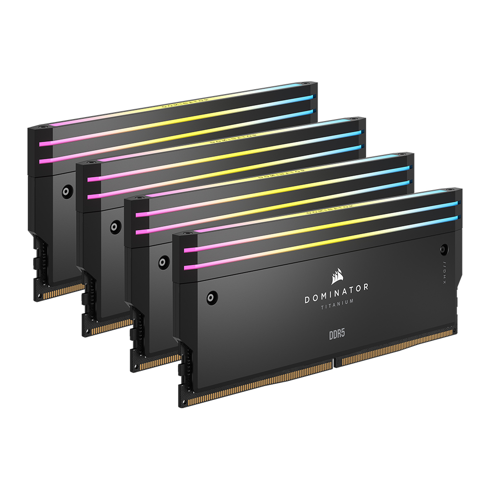 CORSAIR DDR5-6000 CL30 Dominator Titanium BLACK 패키지 (96GB(24Gx4))_이미지