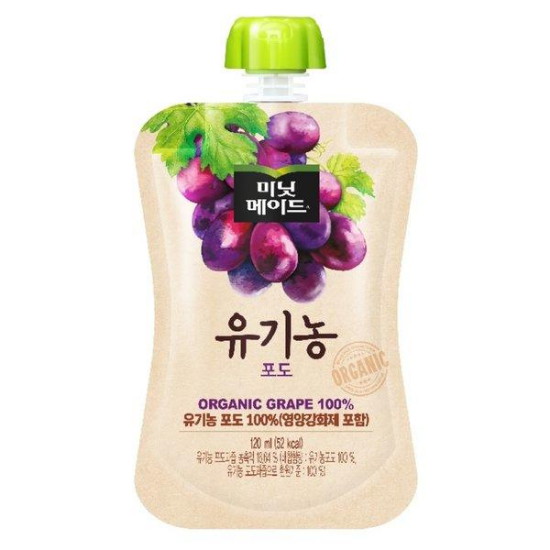 코카콜라음료 미닛메이드 유기농 포도 120ml (10개)