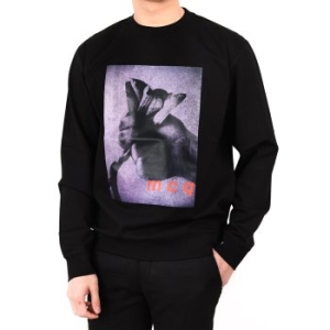 알렉산더맥퀸 맥큐 남성 프린팅 맨투맨 블랙 RJR58 RJR58N 3_이미지