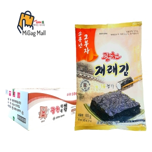 광천 전장재래김 60g 20봉 소문난오부자 최근 생산한 맛있는 김