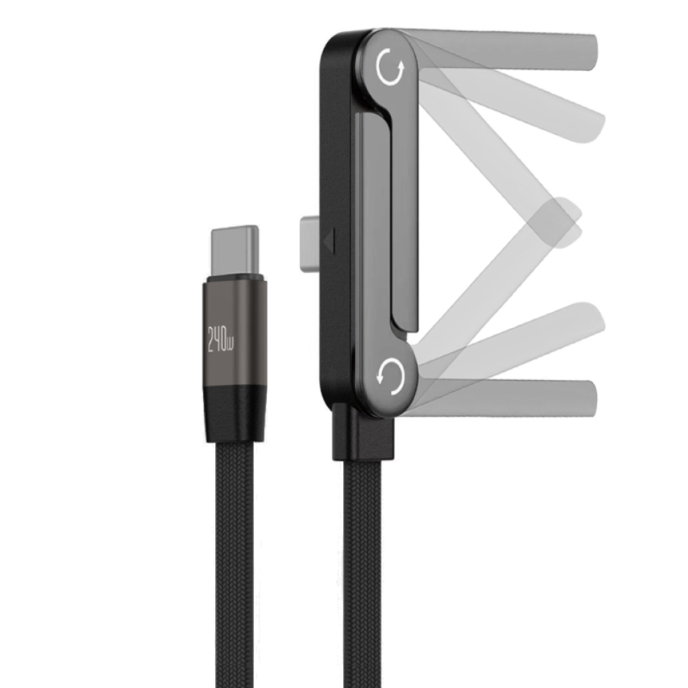 인네트워크 240W L형 회전 스탠드 C타입 케이블 IN-SMC15L (1.5m)_이미지