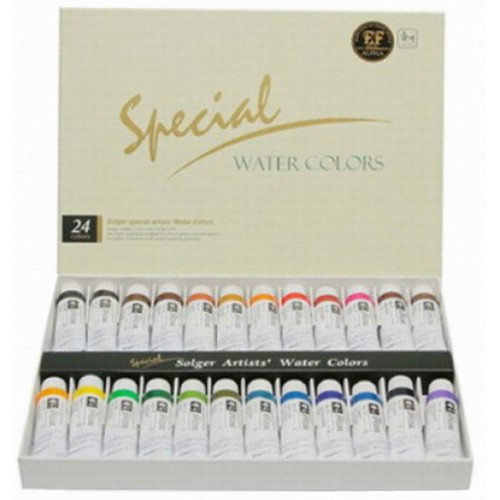 알파색채 솔거 special 수채화 물감 15ml (24색)