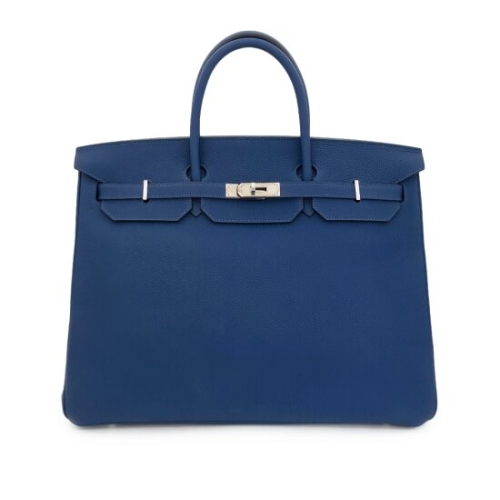 에르메스 엘러브 벌킨40 딥블루 은장 4HH0269