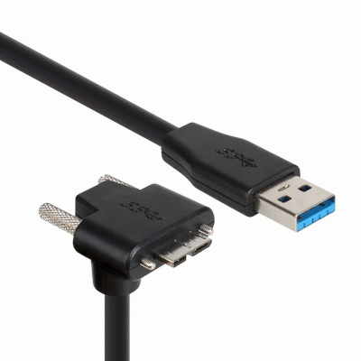 강원전자 NETmate USB3.0 AM-MicroB(아래쪽 꺾임) 케이블 [CBL-PD302MBS-2mDA, 2m]