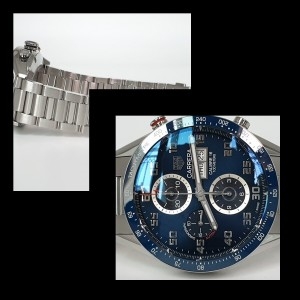 �±�ȣ�̾� 20mm Blue Leather Watch Bands Strap For   Carrera Calibre CV2A1V BA0..