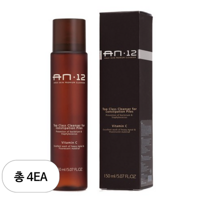 닥터에이엔 AN12 프리미엄 항문전용 클렌저 150ml (4개)