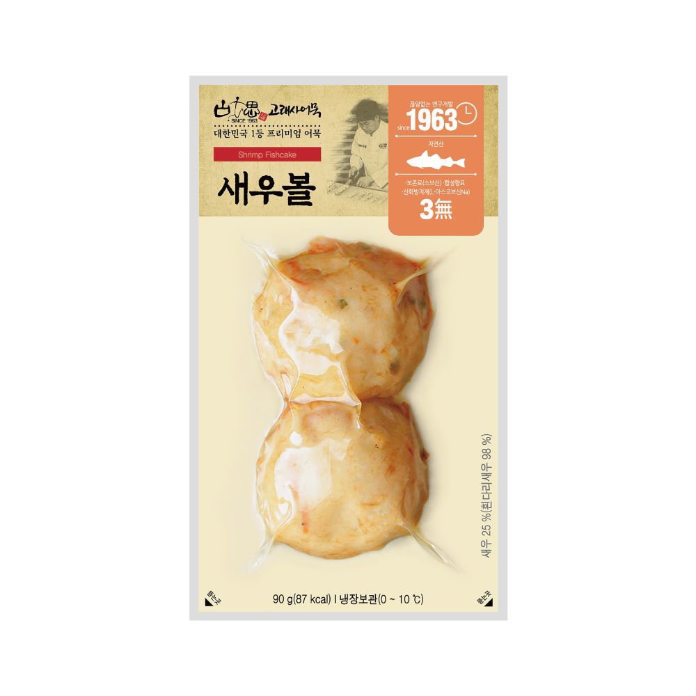 고래사어묵 새우볼 90g