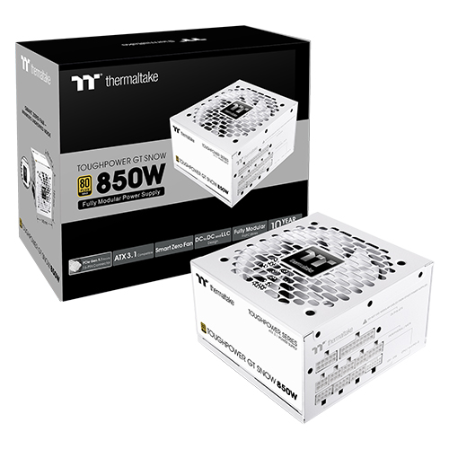 써멀테이크 터프파워 GT Snow 850W GOLD 풀모듈러 ATX3.1