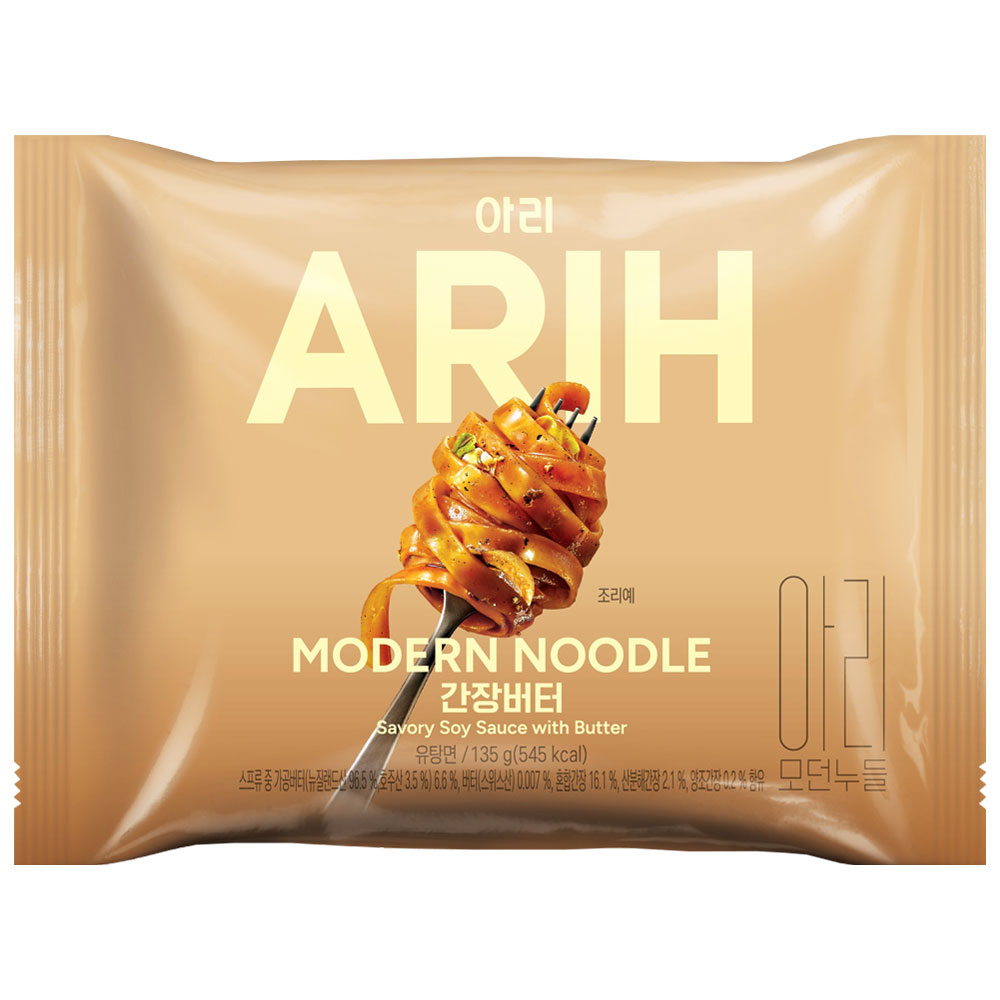 팔도 아리 모던누들 간장버터 135g (1개)