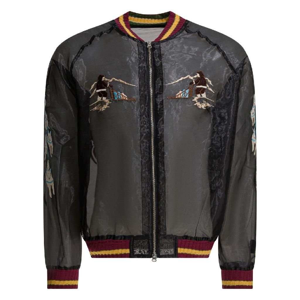 Sheer Pearl Mosquito Guard 봄버 자켓 K2509LJ075BLACK T