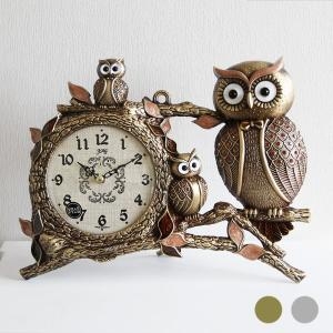 하이아트 무소음 장식 굿부엉이 탁상시계 HST-356