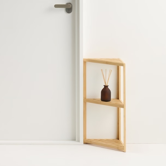 MUJI 3단 대나무 코너 선반 260_이미지