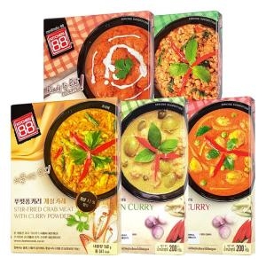 태국카레 5종세트 3분요리 새로운 맛 5가지 카레정복