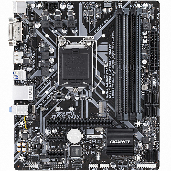 GIGABYTE Z370M DS3H 듀러블에디션 피씨디렉트_이미지
