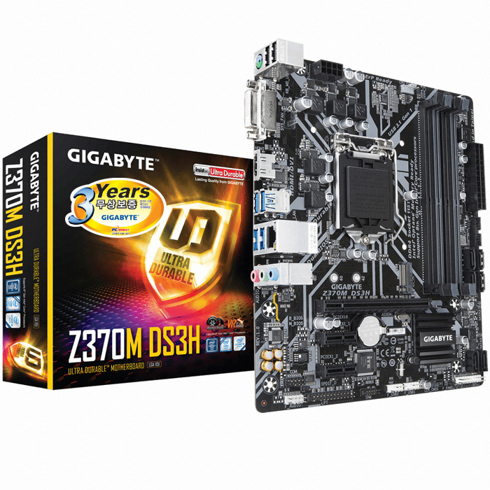GIGABYTE Z370M DS3H 듀러블에디션 피씨디렉트