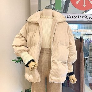 도로시홀릭 2 도로시홀릭 폴라집업골덴숏패딩 DO76504_이미지