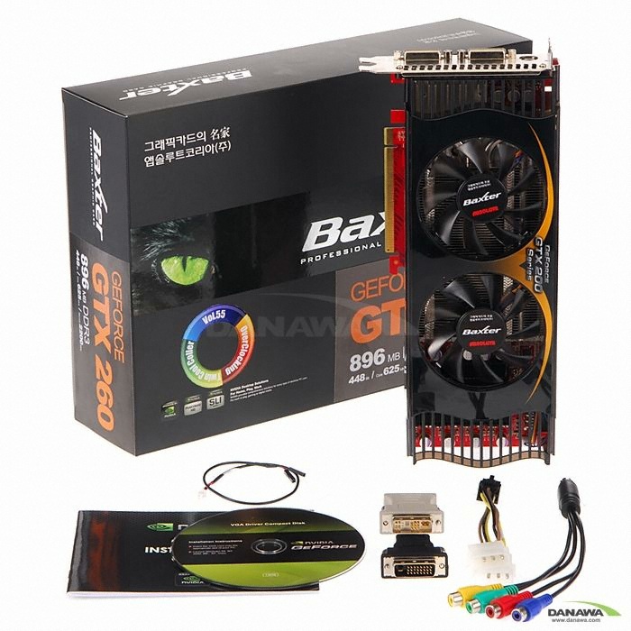 ���� ������ GTX260 Baxter O.C Vol.55 896MB Twin Cool