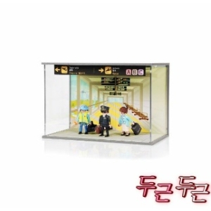 플레이모빌 용 공항 디오라마 케이스 진열장_이미지