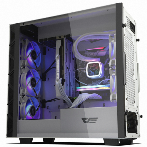 darkFlash DLA22 RGB 강화유리 (화이트)_이미지