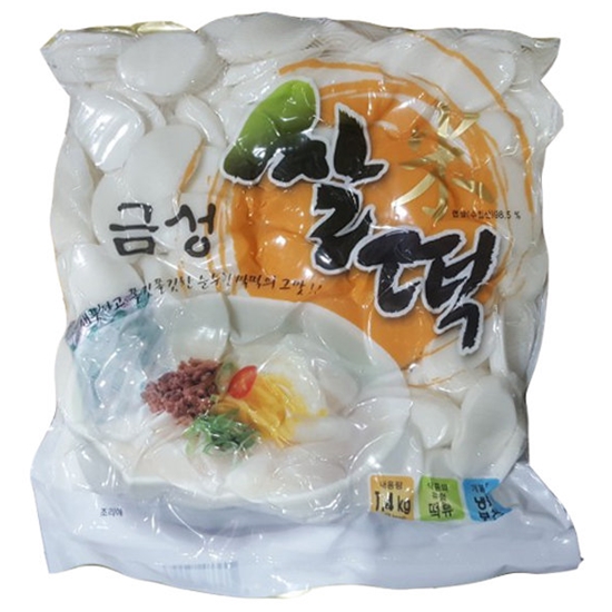 금성 쌀떡국떡 1.4kg이미지입니다. 누르면 해당 게시물로 새창이동합니다.