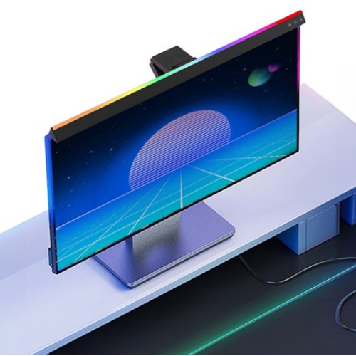 위니즈 WZ-TB300SCS55B 터치식 삼각헤드 모니터 LED 조명 무드등 55cm_이미지