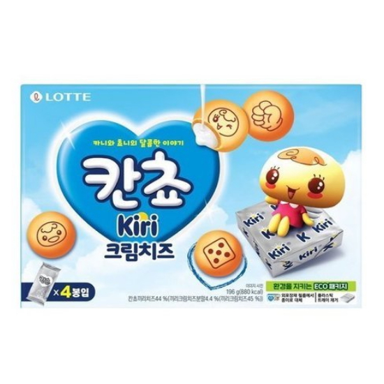 롯데웰푸드 칸쵸 끼리크림치즈 196g (1개)