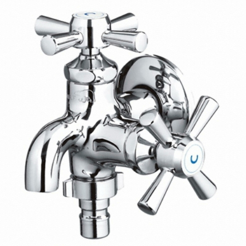 대림바스 1홀 2구 커플링 수도꼭지 DL-G4541