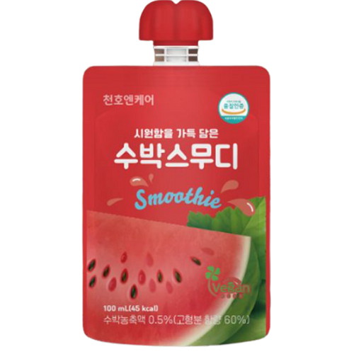 시원함을 가득 담은 수박스무디 100ml