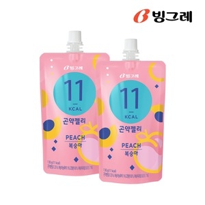 빙그레 곤약젤리 복숭아 130g (12개)_이미지