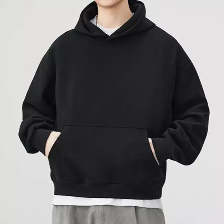리더스도매 겨울 기모 후드티 베이직한핏 무지 디자인 깔끔한 후드티 41360721